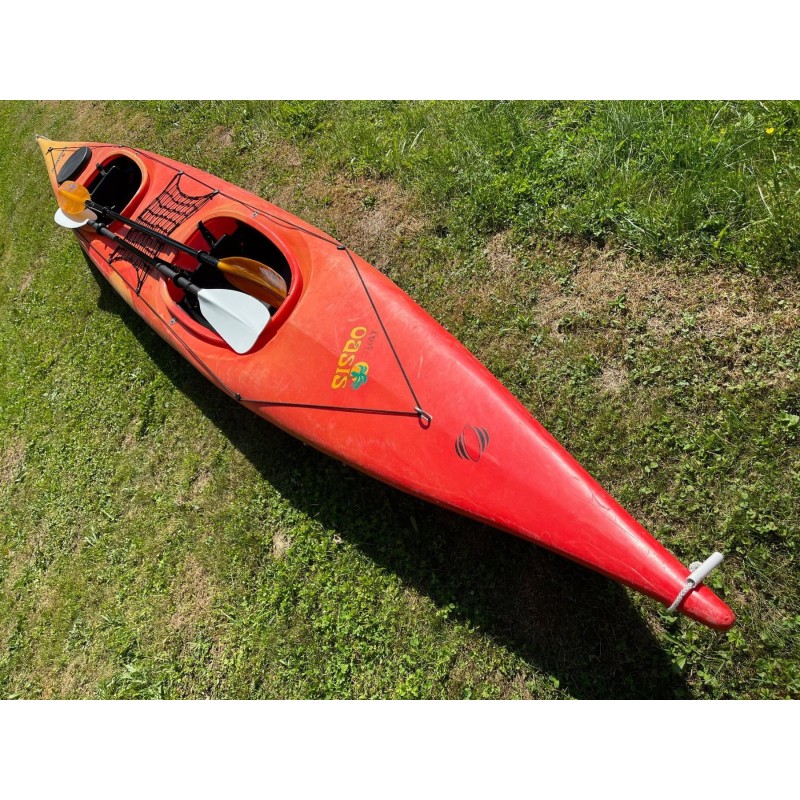 Rainbow biplace occasion avec 2 pagaies